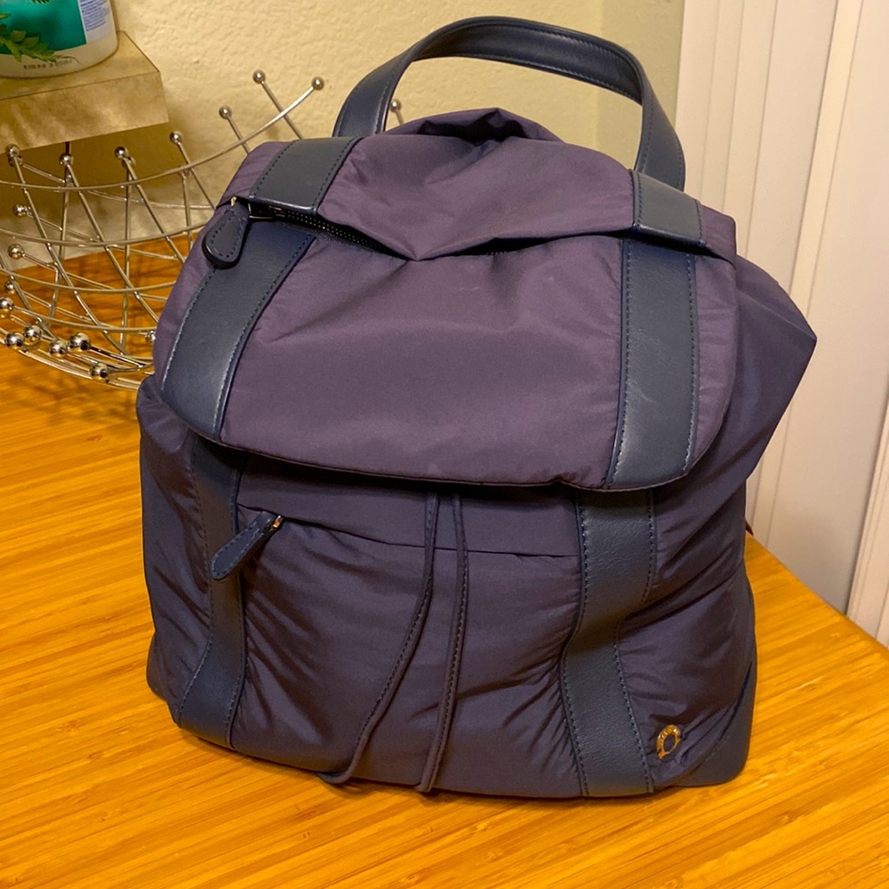 COPY - Loro Piana  Navy Blue  Voyager Backpack